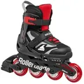 Produktbild: ROLLERBLADE Inlineskates Microblade (Rollen: 72mm/80A, Kugellager: SG3) schwarz/rot Kinder schwarz 36,5-40,5