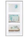 Produktbild: walther design Bilderrahmen silber 3x 13x18 cm Collage mit Passepartout KV338S