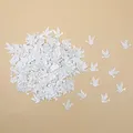 Produktbild: Oblique Unique® Tauben Konfetti Weiß Tischdeko für Taufe Kommunion Konfirmation Hochzeit Firmung Deko Junge Mädchen Streudeko Verzierung