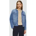 Produktbild: s.Oliver Funktionsjacke Indoor-Jacke Jeansjacke mit Eingrifftaschen blau XL (42)