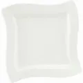 Produktbild: Villeroy & Boch Dessertteller New Wave, Weiß, Keramik, Uni, quadratisch, 24x24 cm, Essen & Trinken, Geschirr, Teller, Kuchenteller