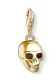 Produktbild: Thomas Sabo Silber 925 er vergoldet Charm Anhänger Totenkopf  neu 1549-413-39 T5