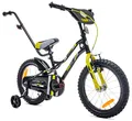 Produktbild: sun baby Jungenfahrrad 16 Zoll Jungen Kinderfahrrad Tiger Bike Leicht Stützräder mit Schubstange ab 2-6 Jahre BMX Fahrrad Kinder (Schwarz-Gelb, 16 Zoll)