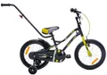 Produktbild: Kinderfahrrad 16 Zoll für Jungen, Lenker, Stützräder, Klingel, Tiger Bike, schwa