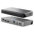 Produktbild: Alogic MX2 USB-C Dual Display DP Alt. Mode Dockingstation - mit 65 W Stromversorgung