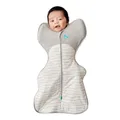Produktbild: Love To Dream Swaddle Up, Medium 6–8,5 kg, White Dreamer, eng anliegende Passform unterstützt den Schlaf, 2,5 Tog (16–20 °C), maschinenwaschbar, Von Hebammen empfohlen, mit Doppelreißverschluss