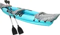 Produktbild: EISHAI 2-Personen aufblasbares Kajak – inkl. Paddel & Pumpe, robustes PVC, max. 180 kg, ideal für Seen & Flüsse, leicht transportierbar blau| EH-14
