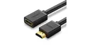 Produktbild: 6957303811410 Kabel Ugreen HD107 10141 HDMI (męski) - HDMI (żeński) 4K 1m - czar