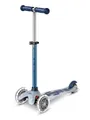 Produktbild: Micro Mobility Kickboard Mini Micro Deluxe Flux LED Neochrome Navy aus Kunststoff in der Farbe Blau, ab 2 Jahren, MMD364
