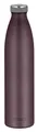 Produktbild: THERMOcafé by THERMOS TC BOTTLE burgundy mat 1,00l, Isolierflasche aus Edelstahl, kohlensäurefest, 12h heiß 24h kalt, Auslaufsicher, für Schule, Unterwegs & Büro