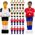 Produktbild: eyepower 22 Tischkicker Figuren 13mm - Deutschland vs. Spanien - Tisch Fussball Kicker Figuren - Tisch Fussballspiel Zubehör Fußball Kickertisch Ersatzteile Tischfussball Figuren Kicker Tisch