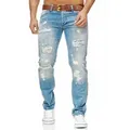 Produktbild: RedBridge Destroyed-Jeans Rebel Stil Regular Fit Premium Qualität blau W29