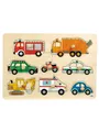 Produktbild: Goki Bubble Puzzle Traffic Holz 57996