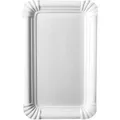 Produktbild: Papstar Einwegteller 11057 pure, Pappe, kompostierbar, weiß, 17,5 x 11cm, 250 Stück