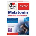 Produktbild: DOPPELHERZ Melatnin Schneller Einschlafen Mini Tabletten 40 St, 3,7 g