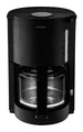 Produktbild: Krups Filterkaffeemaschine, Kaffeemaschine 10 Tassen schwarz Glaskanne 1400 ml