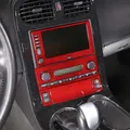 Produktbild: Passend für Chevrolet Corvette C6 05-13 echt Carbon Radio Klimaanlage Cover Rot