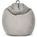 Produktbild: Green Bean Sitzsack, Grau, Textil, Füllung: Styroporkugeln, Oval, 100x120x50 cm, Hergestellt in Deutschland, Wohnzimmer, Hocker, Sitzsäcke, XXL Sitzsäcke