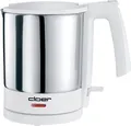 Produktbild: Cloer Wasserkocher 4701 | 1,5L | Edelstahl/Weiß | 2000W | schnurlos | Kalkfilter | 360° Sockel | Überhitzungsschutz