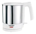 Produktbild: Cloer Wasserkocher, 1.5 l, 2000 W, 1,5l Edelstahl 2000W edelstahl/weiß Wasserstandanzeige Wasserfilter