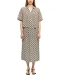 Produktbild: s.Oliver Damen Rock – Relaxed Fit, Viskose, All-Over-Print, High Rise, Elastikbund