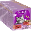 Produktbild: 5 x 800g Whiskas Katzenfutter Trockenfutter 1+ mit Rind