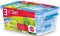Produktbild: Emsa Frischhaltedosen-Set CLIP CLOSE 3D 3ERSET Kleingeräte 508566
