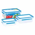 Produktbild: Emsa Clip & Close 3er Set Frischhaltedosen 0.55 L + 1 L + 2.30 L Brotdose Dose