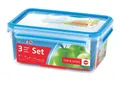 Produktbild: Emsa Clip & Close 3D 3er Set 0,55/1,00/2,3L Transportsicherer Clipverschluss