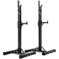 Produktbild: tectake® Langhantel Ablage, Hantelablage für Langhantelstange, SZ Stange, Hantelständer höhenverstellbar, Sportgeräte Zubehör für Krafttraining Zuhause, Homegym Kraftstation für Zuhause