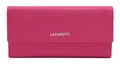 Produktbild: Lazarotti Bologna große Leder Geldbörse Damen | mit Druckknopf, großem Reißverschlussfach, 12 Kartenfächer, RFID-Schutz | 19 x 10 x 3 cm (2 Breiten einstellbar)