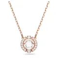 Produktbild: Swarovski Damen Halskette Rundschliff Weiß Rosegold UNA 5272364