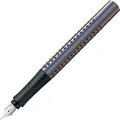 Produktbild: Faber-Castell 140842 - Füller Grip Edition Glam, Federbreite M, silver, 1 S ...