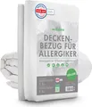 Produktbild: Welldora - Milbenbezug Bettdecke 155x220 - Allergiker Deckenbezug fachärztlich getestet - Encasing gegen Milben & Bettwanzen - Allergiker Bettwäsche