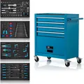 Produktbild: Werkzeugwagen inkl. Werkzeug 70 Teile + großes Fach