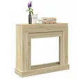 Produktbild: vidaXL Bodenschutzplatte Kaminumrandung Sonoma Eiche 100x30x87,5 cm Spanplatte