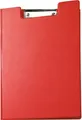 Produktbild: Klemmmappe MAUL, DIN A4, mit Metallklammer, Stiftehalter, 319 x 229 x 13 mm, Karton mit Folienüberzug, rot 187173