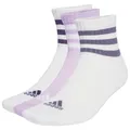 Produktbild: adidas - 3-Stripes Cushioned Sportswear Mid Cut Sock 3-Pack - Multifunktionssocken 43-45 - L | EU 43-45 weiß