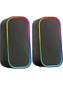 Produktbild: Speed-Link TOKEN RGB Gaming Stereo Speakers - Black - 2.0 PC-Lautsprecher - Schwarz SL-810008-BK