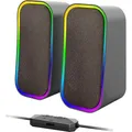 Produktbild: Speedlink TOKEN RGB Gaming Stereo PC Speaker, schwarz Gaming-Lautsprecher schwarz