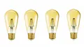Produktbild: 4x Osram LED Vintage 1906 Edison 4W=34W E27 EEK: E (Spektrum A bis G)