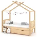 Produktbild: vidaXL Kinderbett mit Schublade Massivholz Kiefer 80x160 cm