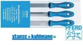 Produktbild: PFERD Feilensatz 3-tlg. Feile 200mm; Halbrundfeile Feilraspel Raspel Universal