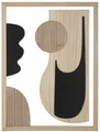 Produktbild: Mauro Ferretti MDF-Wandpaneel Astry 60x2x80 natur schwarz
