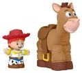 Produktbild: Fisher-Price Little People Disney and Pixar Toy Story Bobbin' Bullseye & Jessie, 1,5 Jahr(e), Mehrfarbig, Kunststoff