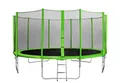 Produktbild: SixBros. SixJump 4,60 M Gartentrampolin Grün Trampolin Komplettset TG460/1792