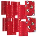 Produktbild: HRB Geschenkpapier 10 Rollen für Weihnachten, 2,00m x 0,7m Weihnachtspapier Weihnachtsgeschenkpapier 2m pro Rolle, hochwertige geschenkverpackung, Packpapier Xmas verschiedene Motive (Serie 1)