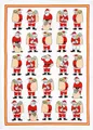 Produktbild: Geschirrtuch Küchentuch 45 x 70 cm Baumwolle Weihnachten Nikolaus Kracht