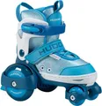 Produktbild: Hudora My First Quad, Kinder, Männlich, Cyan, Muster, Hoher Stiefel, Jam-Rollschuhe