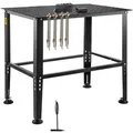 Produktbild: VEVOR Schwei_tisch 914,4x609,4x784,8mm, Montagetisch mit einer Tragkraft von 362kg, Werkbank mit 16mm Befestigungslöchern & rutschfesten Fu_polstern